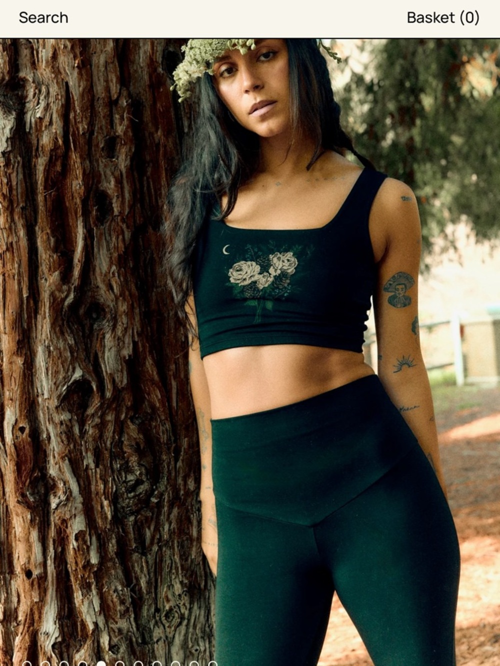 Purusha People Set of Leggins size small (Stretchy) and top size medium.